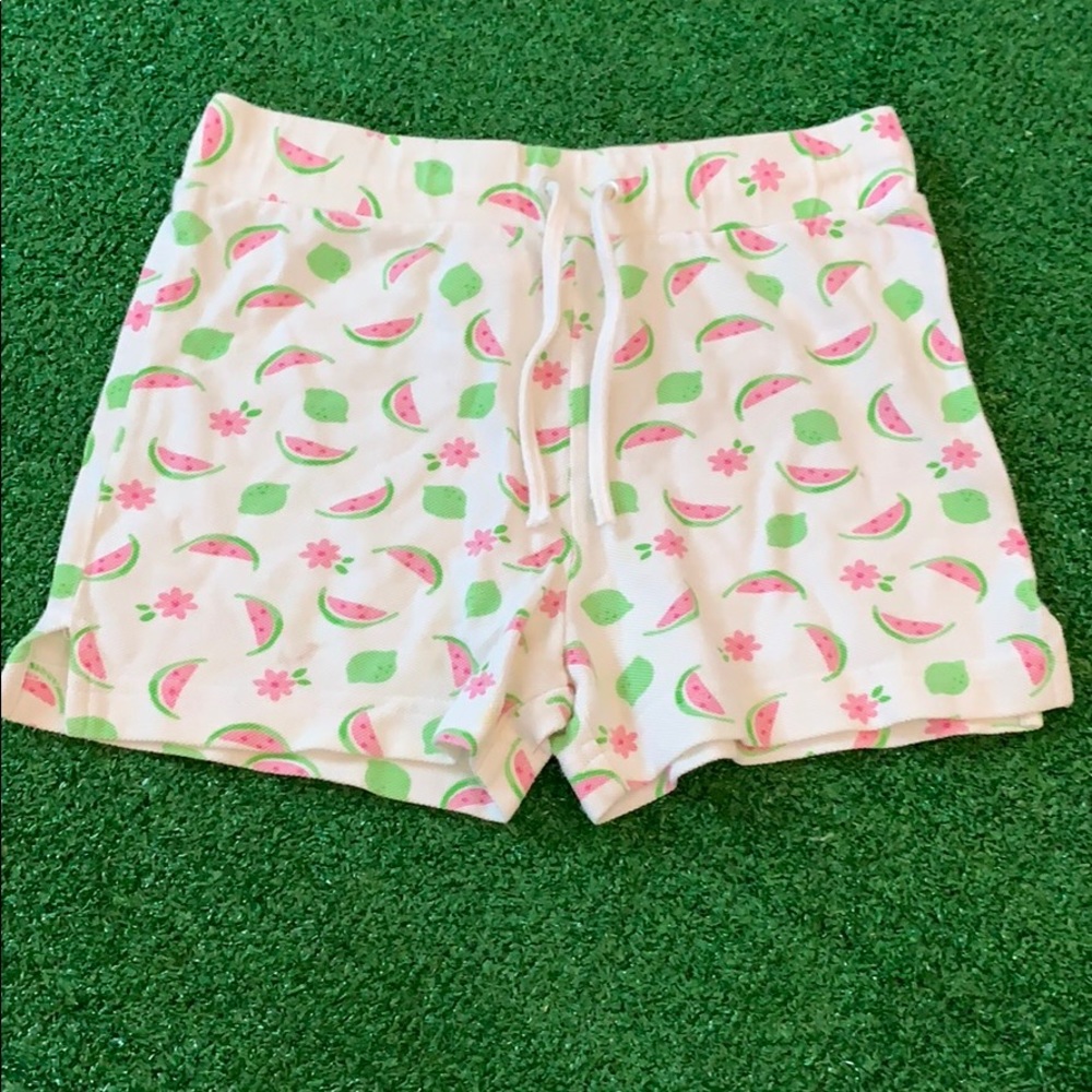 Watermelon and lime casual shorts
